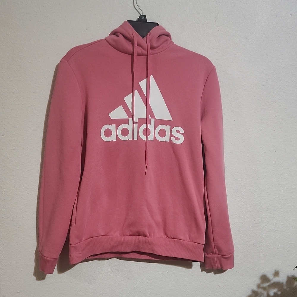 Adidas Rose Hoodie with White Logo NWOT SIZE M
